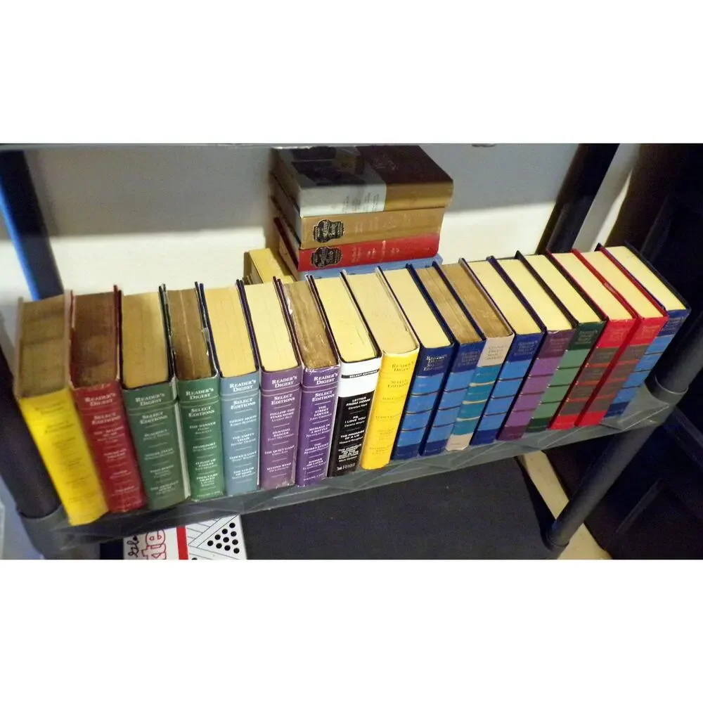 Readers Digest Condensed 4 Books Set Varies Colors